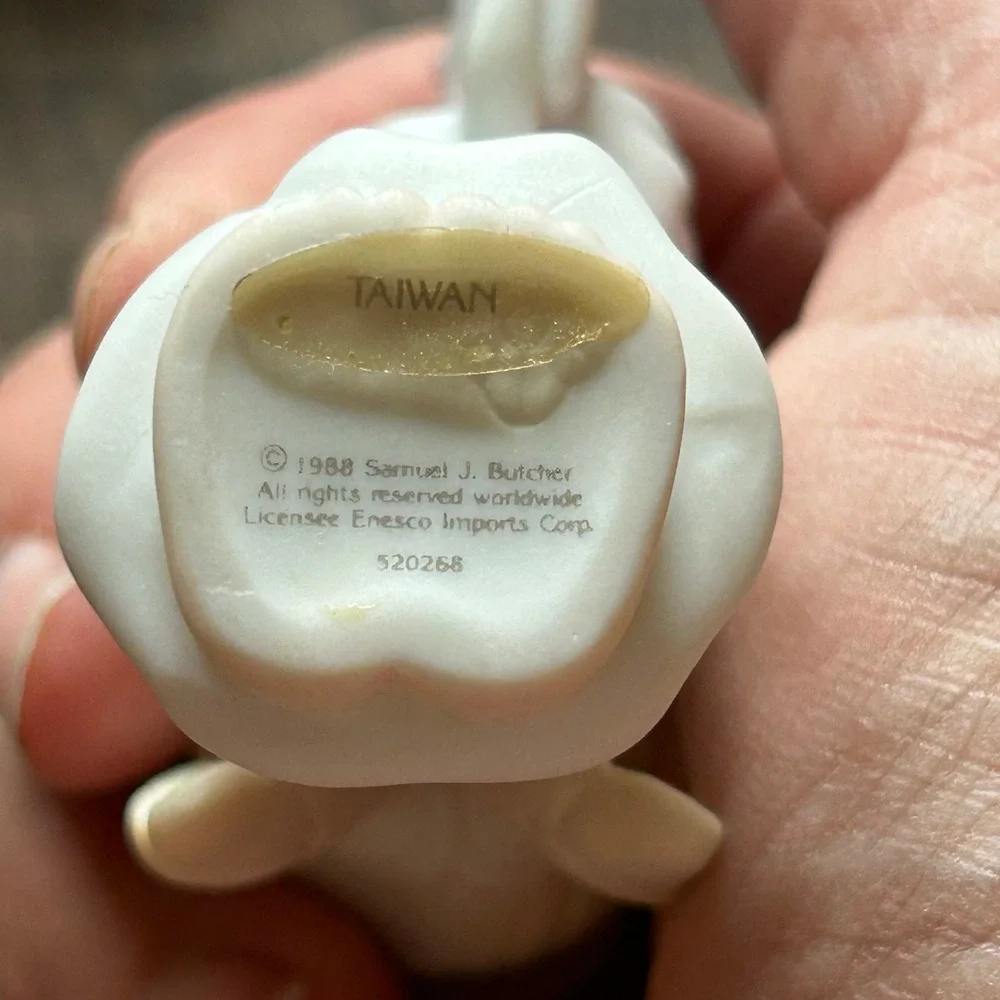 Precious Moments Rejoice O Earth Angel Figurine Mini Nativity 1988 Enesco 520268